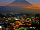 Fudži nad Yokohamou (Japonsko, Shutterstock)