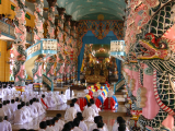 chrám sekty Cao Dai, Tay Ninh (Vietnam, Shutterstock)