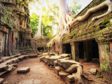 Angkor Wat, Khmerský starověký chrám (Kambodža, Dreamstime)