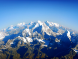 Letecký pohled na Himaláje (Bhútán, Shutterstock)