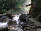 Visutý most nad kaskádami, Valle de Cocora (Kolumbie, Shutterstock)