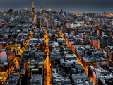 Noční New York city (USA, Dreamstime)