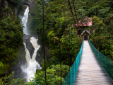 Mountain river and waterfall in the Andes (Ekvádor, Dreamstime)
