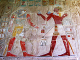 Reliéfy v chrámu královny Hatšepsut, Luxor (Egypt, Ing. Katka Maruškinová)