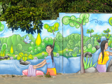 Mural, Ataco (Salvador, Dreamstime)