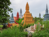 Pagody Wat Krom v Sihanoukville (Kambodža, Dreamstime)