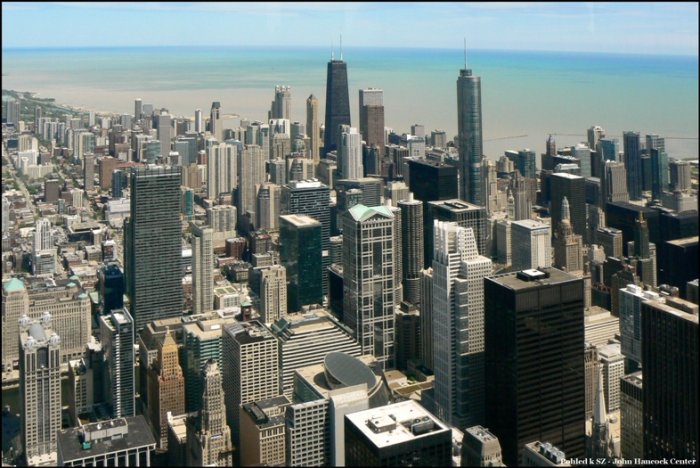 výhled ze Sears tower, Chicago (USA, Michal Čepek)