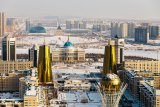 výhled na Astanu (Nur Sultan) (Kazachstán, Dreamstime)