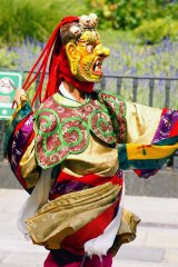 Bhútánský tanečník (Bhútán, Shutterstock)