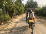 Cesta rikšou v národním parku Keoladeo (Indie, Anna Hübnerová)