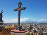 Pohled z vrcholu velké pyramidy Choluly (Mexiko, Mgr. Sylva Vltavská)