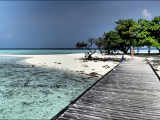 molo u ostrova Ambara (Maledivy, Michal Čepek)