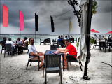 na pláži v Hulhumale (Maledivy, Michal Čepek)