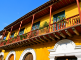 koloniální dům, Cartagena (Kolumbie, Dreamstime)