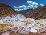 Salinas de Marasa, solná jezírka (Peru, Dreamstime)