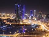 Noční Bahrain (Saúdská Arábie, Dreamstime)