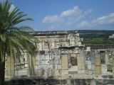 Galilea - synagoga v Kafarnaumu (Izrael, Ing. Katka Maruškinová)