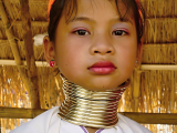 holčička z kmene Padaung, Chang-Mai (Thajsko, Barbora Rasochová)