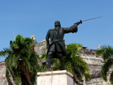 Don Blas de Lezo, pevnost San Felipe, Cartagena (Kolumbie, Shutterstock)