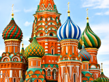 Chrám Svatého Vasila, Moskva (Rusko, Shutterstock)