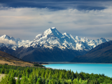 Pohled na Mt. Cook (Nový Zéland, Shutterstock)