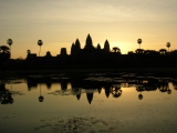 Chrám Angkor Wat při východu slunce (Kambodža, Michal Čepek)