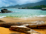 pláž, Tayrona 2 (Kolumbie, Shutterstock)