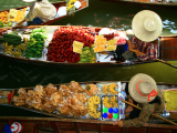 plovoucí trh, Damnoen Saduak (Thajsko, Shutterstock)
