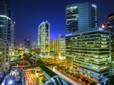 noční centrum, Bangkok (Thajsko, Shutterstock)