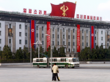Budova ministerstva na náměstí Kim Ir-sene, Pchjongjang, KLDR (KLDR,  Shutterstock)