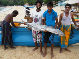 rybáři, Unawatuna (Srí Lanka, Jaroslav Bitnar)