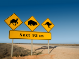 Dopravní značky (Austrálie, Dreamstime)