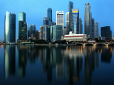 centrum (Singapur, Dreamstime)