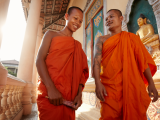 Buddhističtí mnichové, Kambodža (Kambodža, Dreamstime)