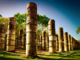 chrám Tisíce sloupů, Chichen Itzá (Mexiko,  Dreamstime)