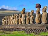 15 soch, Tongariki, Velikonoční ostrov (Chile, Dreamstime)
