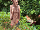 Dřevěný totem (Francouzská Polynésie, Dreamstime)