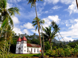 Kostel,  Moorea (Francouzská Polynésie, Dreamstime)