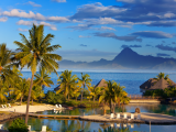 Západ slunce, Tahiti (Francouzská Polynésie, Dreamstime)