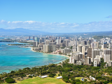 Honolulu a pláž Waikiki, Oahu, Havaj (USA, Dreamstime)