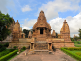 Hinduistický chrám, Khajuraho (Indie, Dreamstime)
