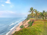 Pláž Varkala, Kerala (Indie, Dreamstime)