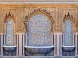 Mozaika na fontáně, Rabat (Maroko, Dreamstime)