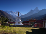 Budhistický klášter (Nepál, Dreamstime)