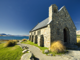 Kostel, jezero Tekapo (Nový Zéland, Dreamstime)