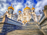 Pravoslavná katedrála Ježíše Spasitele, Moskva (Rusko, Dreamstime)