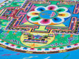 Písečná mandala, Tibet (Čína,  Dreamstime)