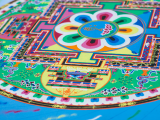 Písečná mandala, Tibet (Čína, Dreamstime)