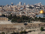 Panorama Jeruzaléma z Olivetské hory (Izrael, Petra Vavrečková)