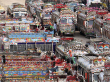 Autobusová stávka (Pákistán, Shutterstock)